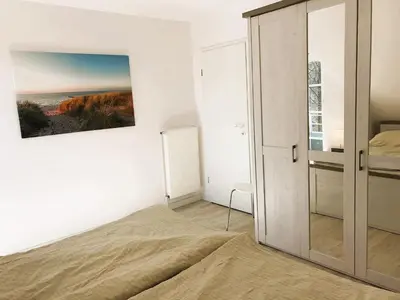 Ein Bett oder Betten in einem Zimmer der Unterkunft Ferienhaus Sonnenblick