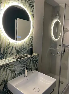 Ein Badezimmer in der Unterkunft Idas Home am Meer