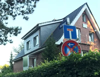 Das Gebäude in dem sich die Ferienwohnung befindet