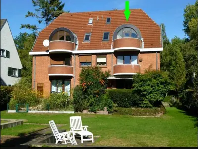 Ein Garten an der Unterkunft Schwalbennest
