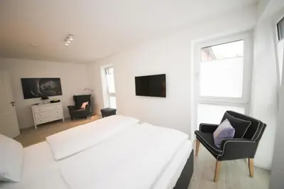 TV/Unterhaltungsangebot in der Unterkunft Ferienwohnung Küstentraum 2
