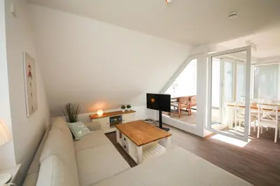TV/Unterhaltungsangebot in der Unterkunft Ferienwohnung Ostseedüne