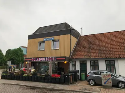 Das Gebäude in dem sich die Pension befindet