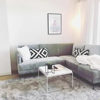 Ein Sitzbereich in der Unterkunft Ferienwohnung Baltic Sea Room
