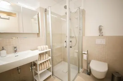 Ein Badezimmer in der Unterkunft Ferienwohnung Baltic Mare