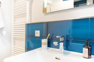 Ein Badezimmer in der Unterkunft Ferienwohnung Zweites Zuhause