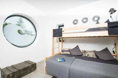 Ein Bett oder Betten in einem Zimmer der Unterkunft (ERL41) PIER 41
