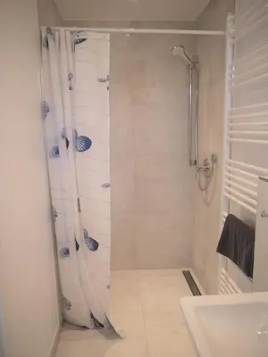 Ein Badezimmer in der Unterkunft Ferienhaus Haffmeer