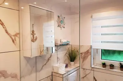 Ein Badezimmer in der Unterkunft Ferienhaus Ellie