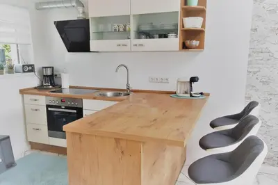 Küche/Küchenzeile in der Unterkunft Ferienhaus Carl