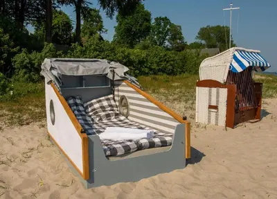 Ein Strand an oder in der Nähe der Zelt-Lodge