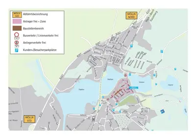 Grundriss der Unterkunft zentral gelegenes Ferienzimmer Möllner Seestrasse