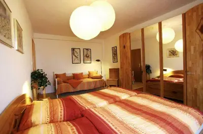 Ein Bett oder Betten in einem Zimmer der Unterkunft Stadtapartment