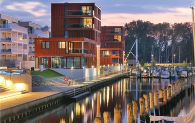 Blick auf einen Fluss in der Nähe der Ferienwohnung
