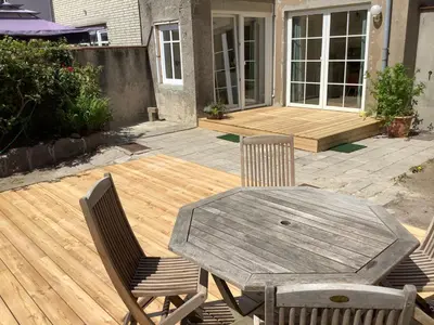 Grundriss der Unterkunft Haus Schönkamp, ganzes Ferienhaus mit Garten & Parkplatz