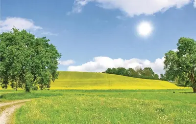 Naturlandschaft in der Nähe des Ferienhauses
