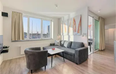 Ein Sitzbereich in der Unterkunft Passatvilla - Apartment 2