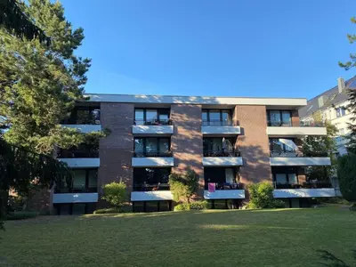 Das Gebäude in dem sich die Ferienwohnung befindet
