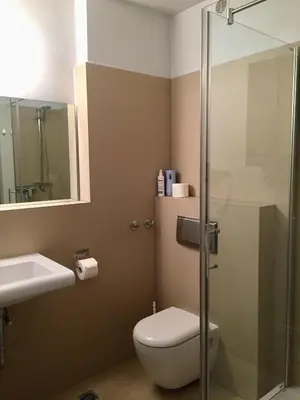Ein Badezimmer in der Unterkunft 50 Meter bis zum Strand - Lütje Loge