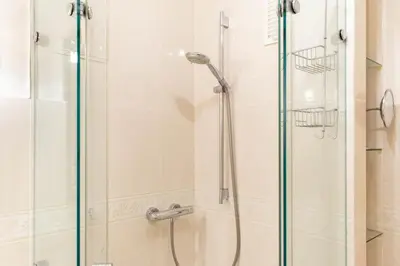 Ein Badezimmer in der Unterkunft Ferienwohnung Ocean Drive 2
