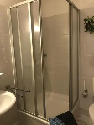 Ein Badezimmer in der Unterkunft Travemünde am Hafen
