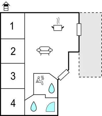 Grundriss der Unterkunft Passatvilla - Apartment 6