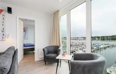 Ein Sitzbereich in der Unterkunft Passatvilla - Apartment 6