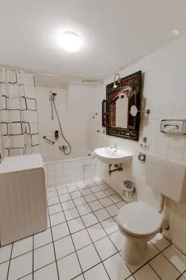 Ein Badezimmer in der Unterkunft Apartments Fleischhauerstraße