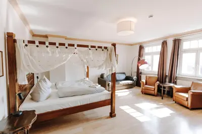 Ein Bett oder Betten in einem Zimmer der Unterkunft Apartment Josephine