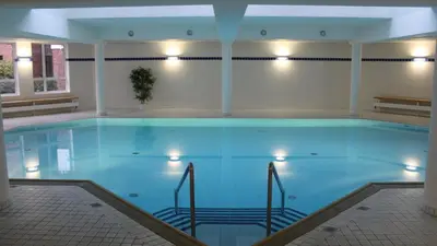 Der Swimmingpool an oder in der Nähe von PEMATRA Ferienwohnung Marwin