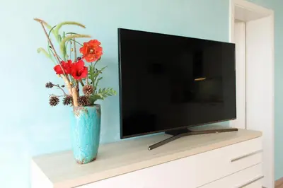 TV/Unterhaltungsangebot in der Unterkunft Ferienwohnung Beau Rivage Seaside