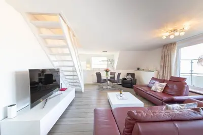 TV/Unterhaltungsangebot in der Unterkunft Ferienwohnung Zweimaster