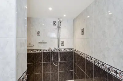 Ein Badezimmer in der Unterkunft Strand Quartier