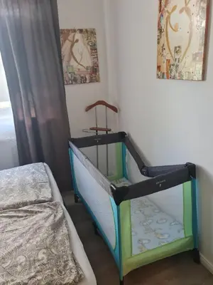 Ein Bett oder Betten in einem Zimmer der Unterkunft Traumoase in Timmendorfer Strand