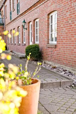 Das Gebäude in dem sich die Ferienwohnung befindet