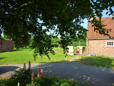 Ein Garten an der Unterkunft Ferienwohung Tilla