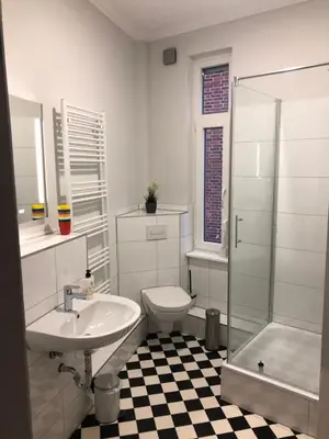 Ein Badezimmer in der Unterkunft meierstrasse