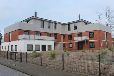 Das Gebäude in dem sich die Ferienwohnung befindet