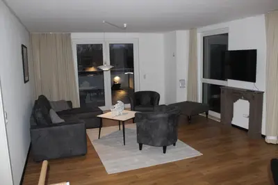 TV/Unterhaltungsangebot in der Unterkunft Dünenhaus Wohnung 13