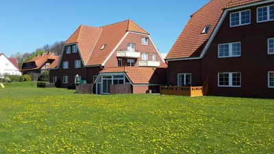 Das Gebäude in dem sich die Ferienwohnung befindet