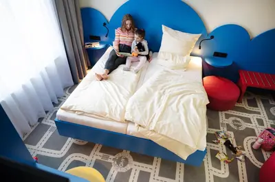 Ein Bett oder Betten in einem Zimmer der Unterkunft LIHO - einfach Lübeck