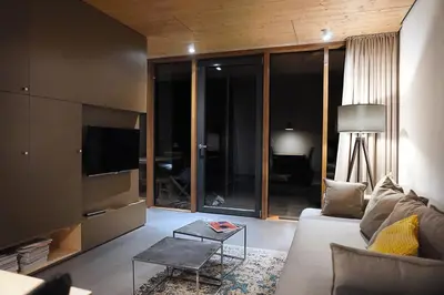 TV/Unterhaltungsangebot in der Unterkunft Design Ferienhaus nienrausch mit 2 Apartments