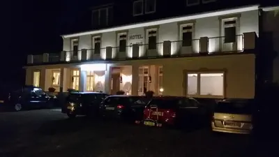 Das Gebäude in dem sich die Pension befindet
