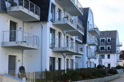 Das Gebäude in dem sich die Ferienwohnung befindet