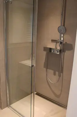 Ein Badezimmer in der Unterkunft Objekt 96 - Appartement Meerblick