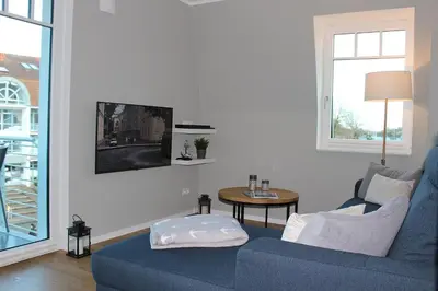 TV/Unterhaltungsangebot in der Unterkunft Objekt 96 - Appartement Meerblick