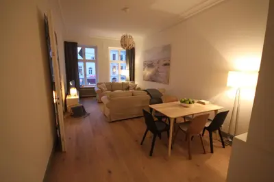 Ein Sitzbereich in der Unterkunft Royal Residence