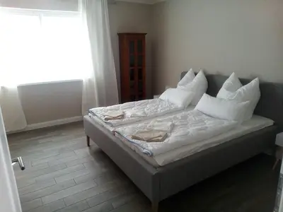 Ein Bett oder Betten in einem Zimmer der Unterkunft Natur-Campingplatz Salemer See