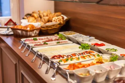 Essen im Hotel oder in der Nähe