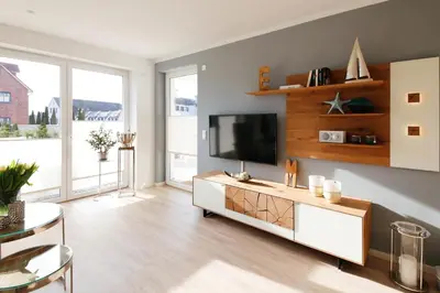 TV/Unterhaltungsangebot in der Unterkunft Ferienwohnung Ausruhen